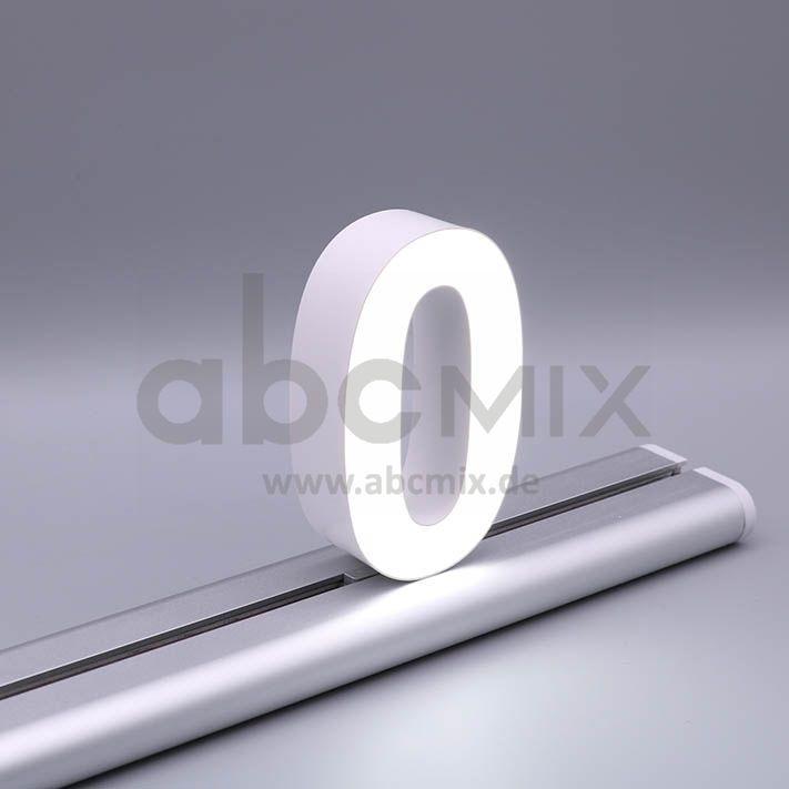LED Buchstabe Slide 0 für 100mm Arial 6500K weiß