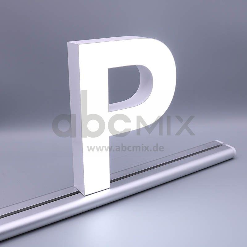 LED Buchstabe Slide P 200mm Arial 6500K weiß