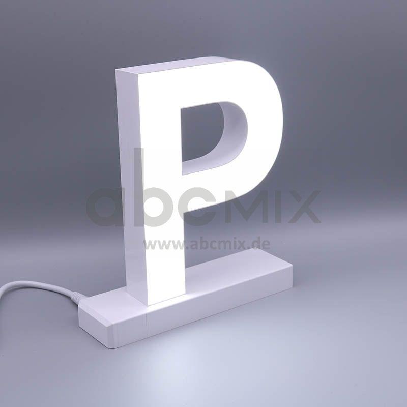 LED Buchstabe Click P 175mm Arial 6500K weiß