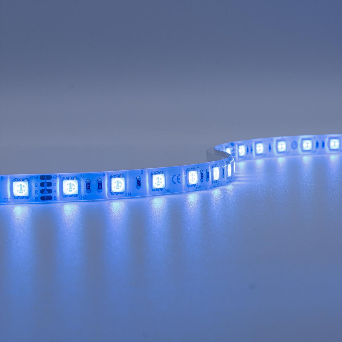 Strip RGB 24V LED Streifen 7,5M 14,4W/m 60LED/m 10mm IP65 Farbwechsel