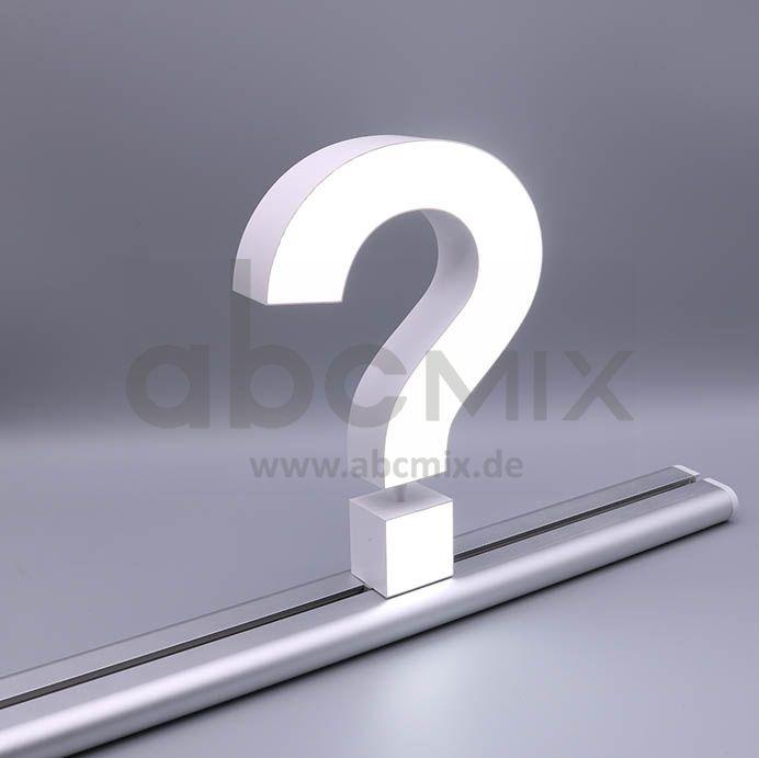 LED Buchstabe Slide ' Fragezeichen für 200mm Arial 6500K weiß