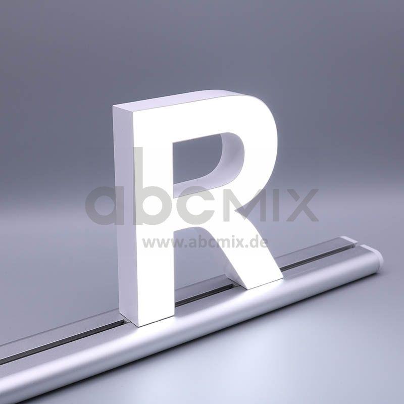 LED Buchstabe Slide R 150mm Arial 6500K weiß