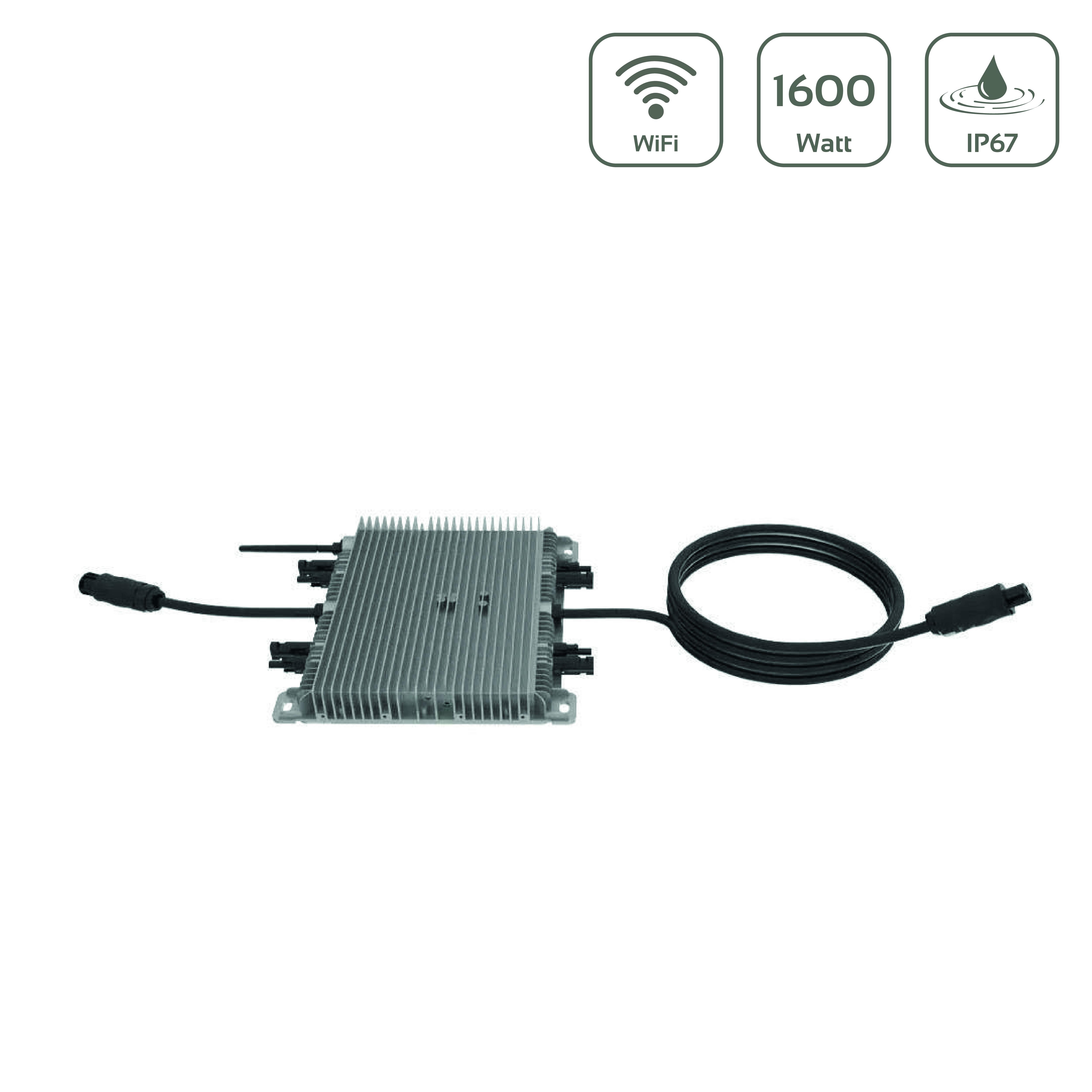 Deye SUN1600G3-EU-230 Mikroinverter Wechselrichter 1600W mit WiFi - MwSt: 0% NUR für Privatkunden