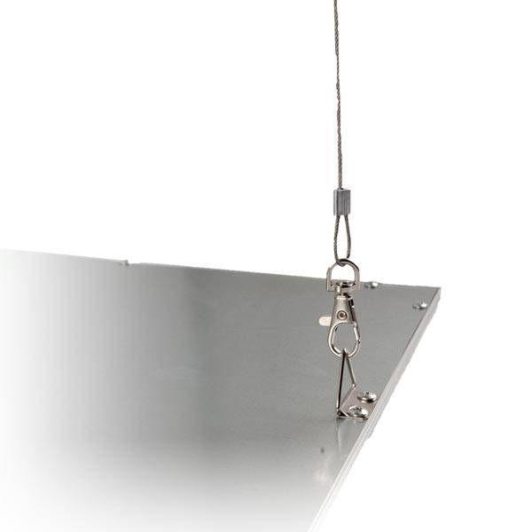 LED Panel Seilabhängung 6x1Meter Aufhängung Seilsystem Montageset für Decke