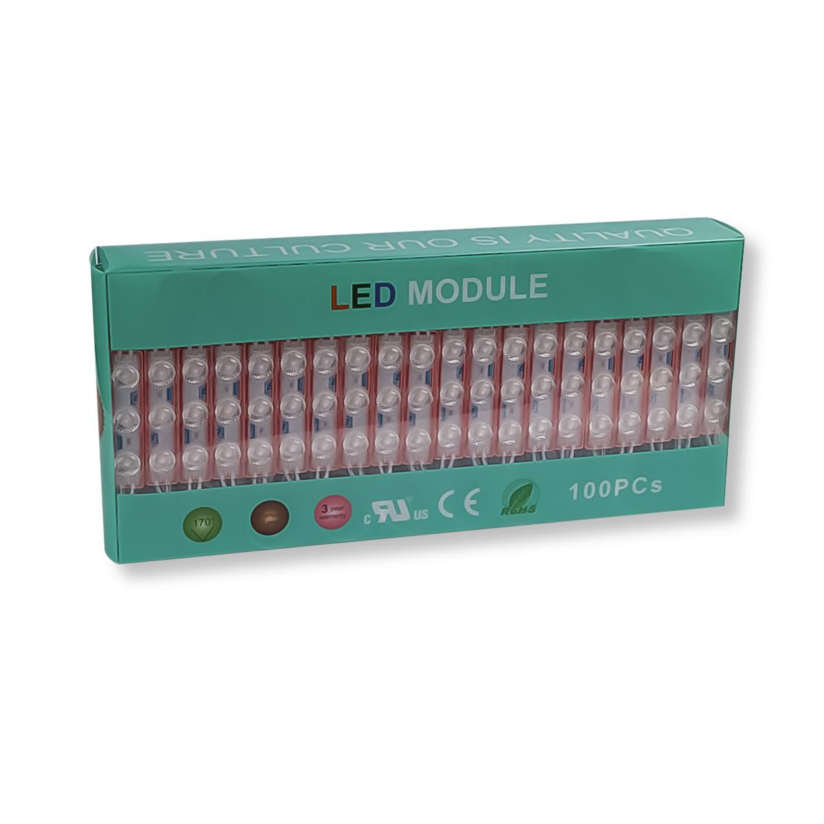 LED Modul rot 1.5W 170° 12V IP65 (100 Stück VPE)
