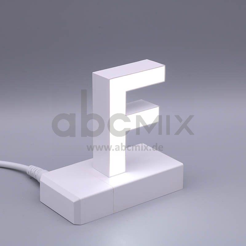 LED Buchstabe Click F 75mm Arial 6500K weiß