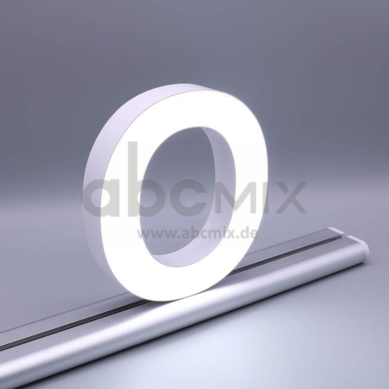 LED Buchstabe Slide O 150mm Arial 6500K weiß