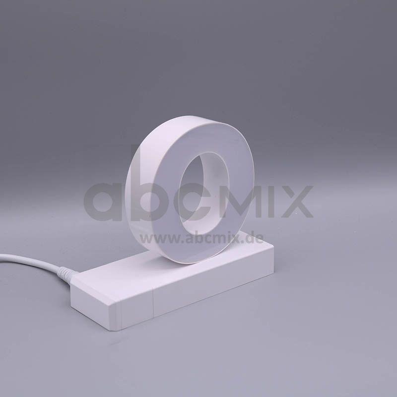 LED Buchstabe Click o für 125mm Arial 6500K weiß