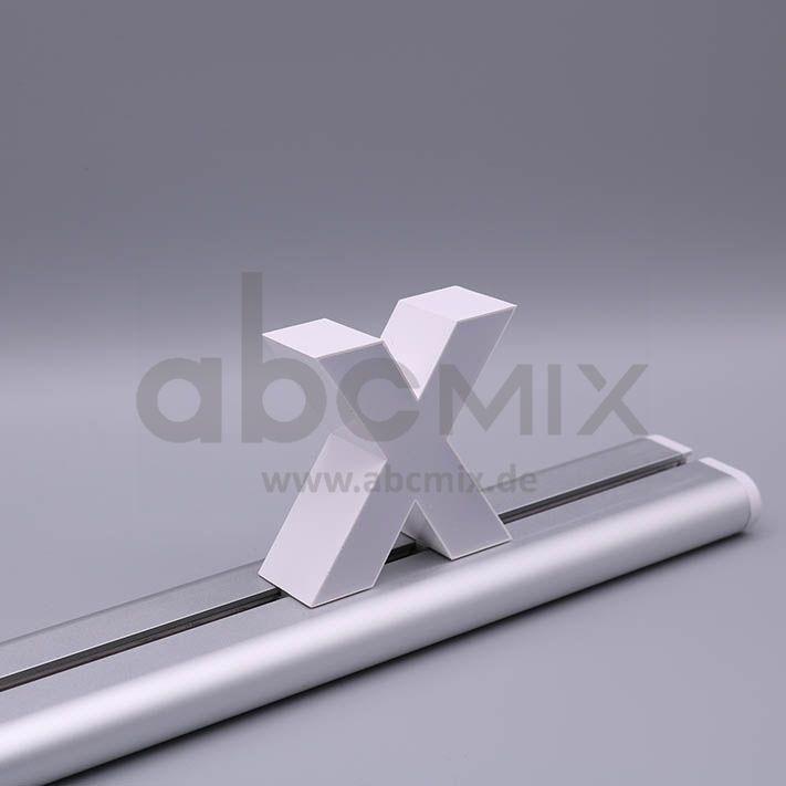 LED Buchstabe Slide x für 100mm Arial 6500K weiß