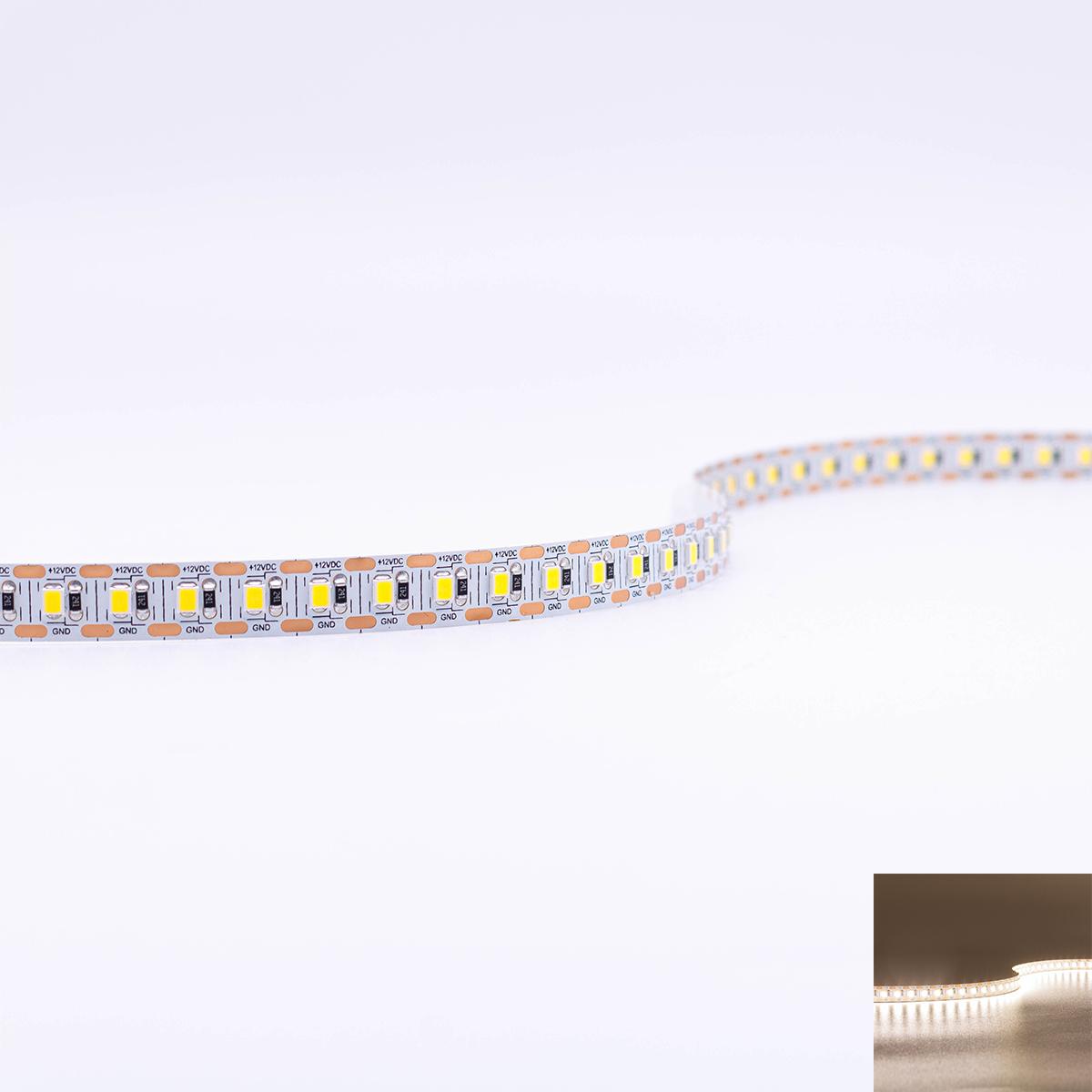 Single Cut 12V LED Streifen 5M 17,7W/m 120LED/m 10mm - Lichtfarbe: Neutralweiß 4000K - Schutzart: IP20