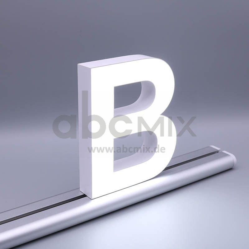 LED Buchstabe Slide B 150mm Arial 6500K weiß