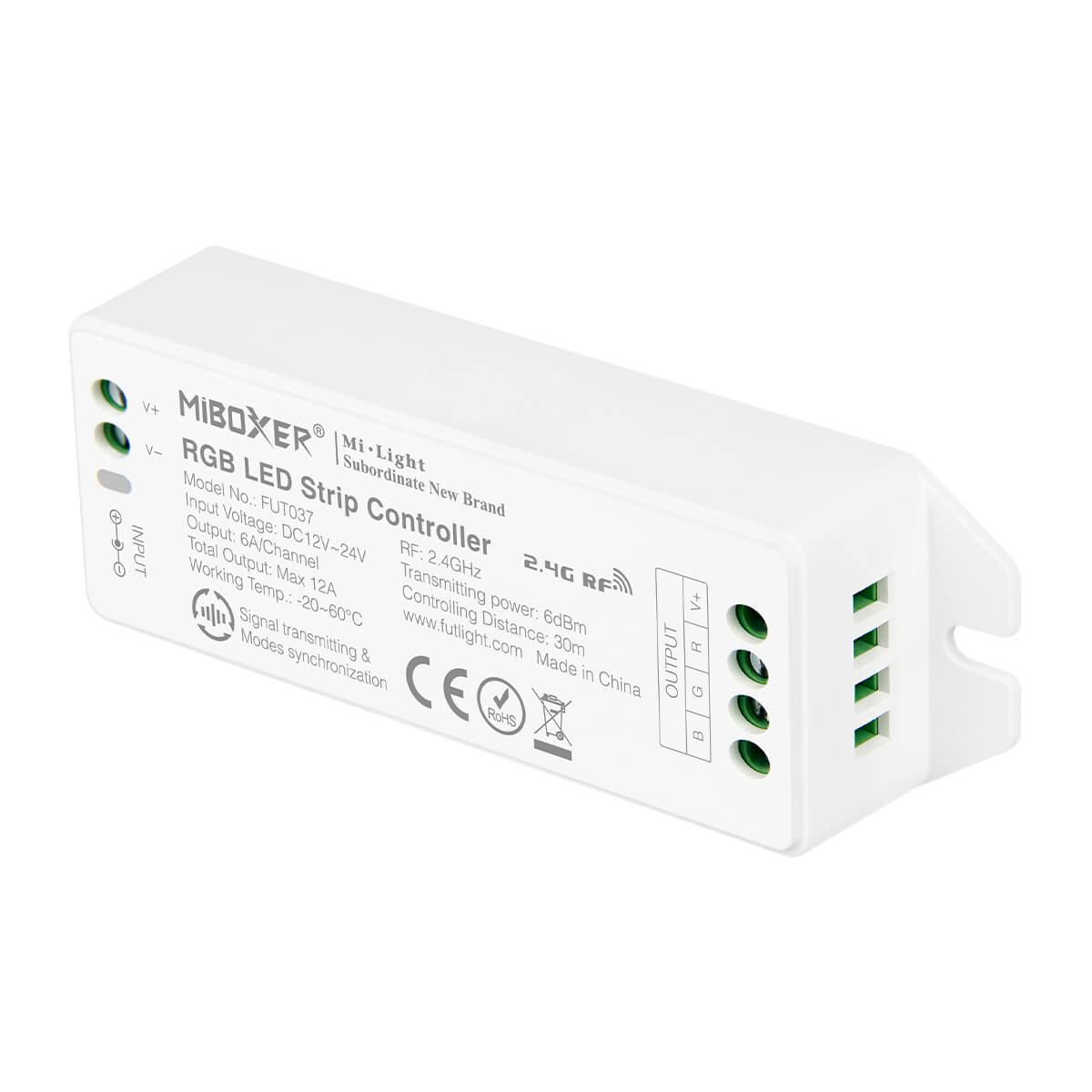 MiBoxer RGB LED Controller 3 Kanal 12/24V Multifunktion LED Strip Panel Steuerung FUT037M