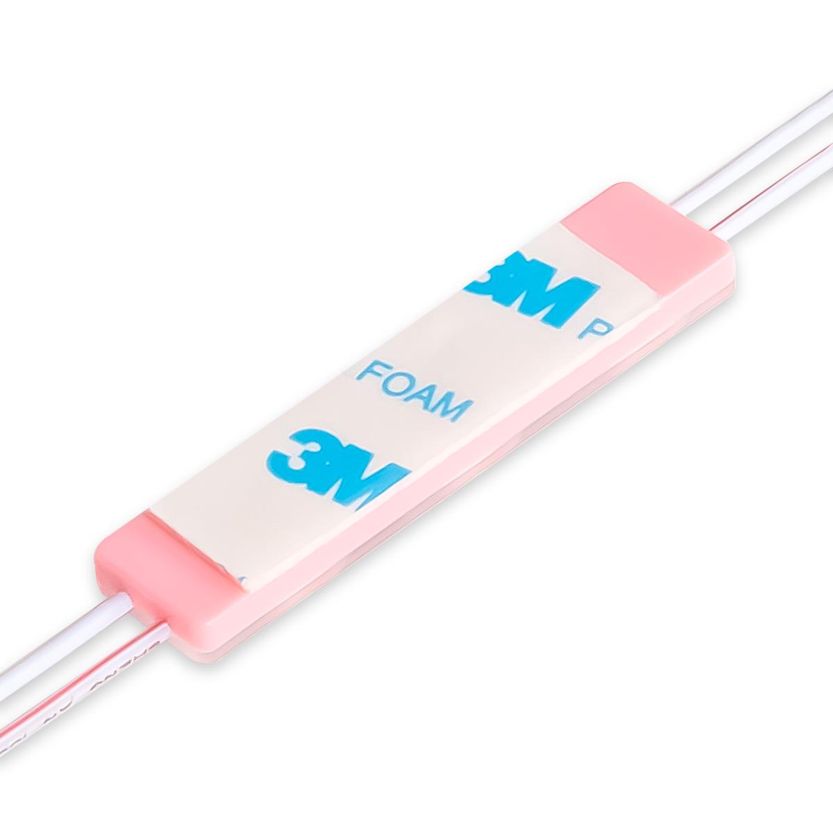 LED Modul 1,5W 12V 170° IP65 - Lichtfarbe: Pink