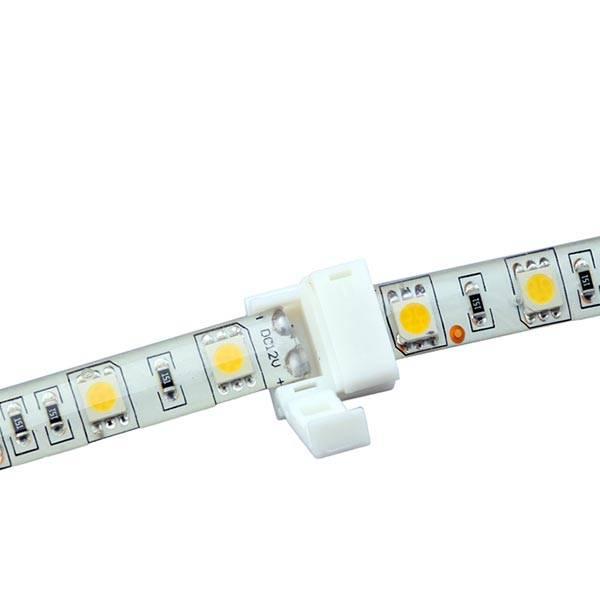 LED Strip Schnellverbinder 2-polig 10mm für silikon-ummantelte Strips