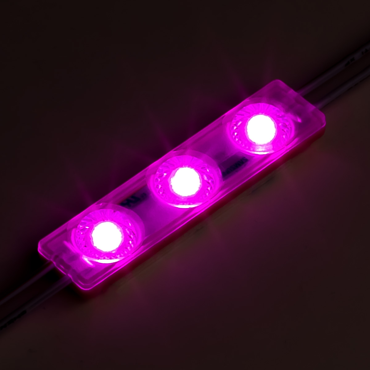 LED Modul 1,5W 12V 170° IP65 - Lichtfarbe: Pink
