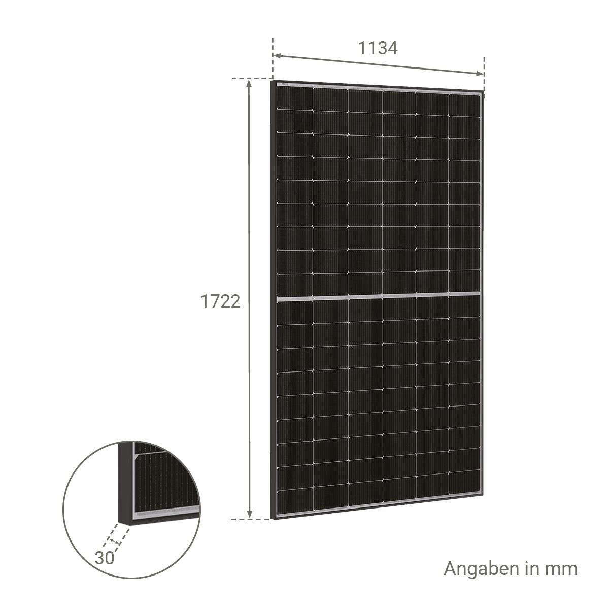 JA Solar JAM54D40-425 MB Black Frame Bifazial - MwSt: 19% für Geschäftskunden