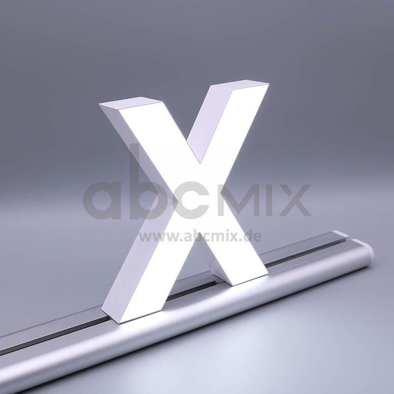 LED Buchstabe Slide X 150mm Arial 6500K weiß