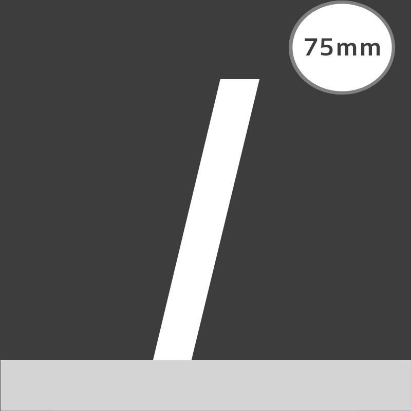 LED Buchstabe Click / Schrägstrich für 75mm Arial 6500K weiß