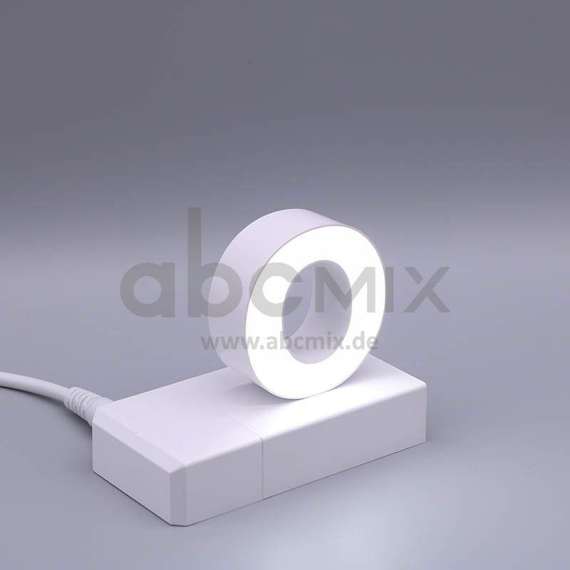 LED Buchstabe Click o für 75mm Arial 6500K weiß