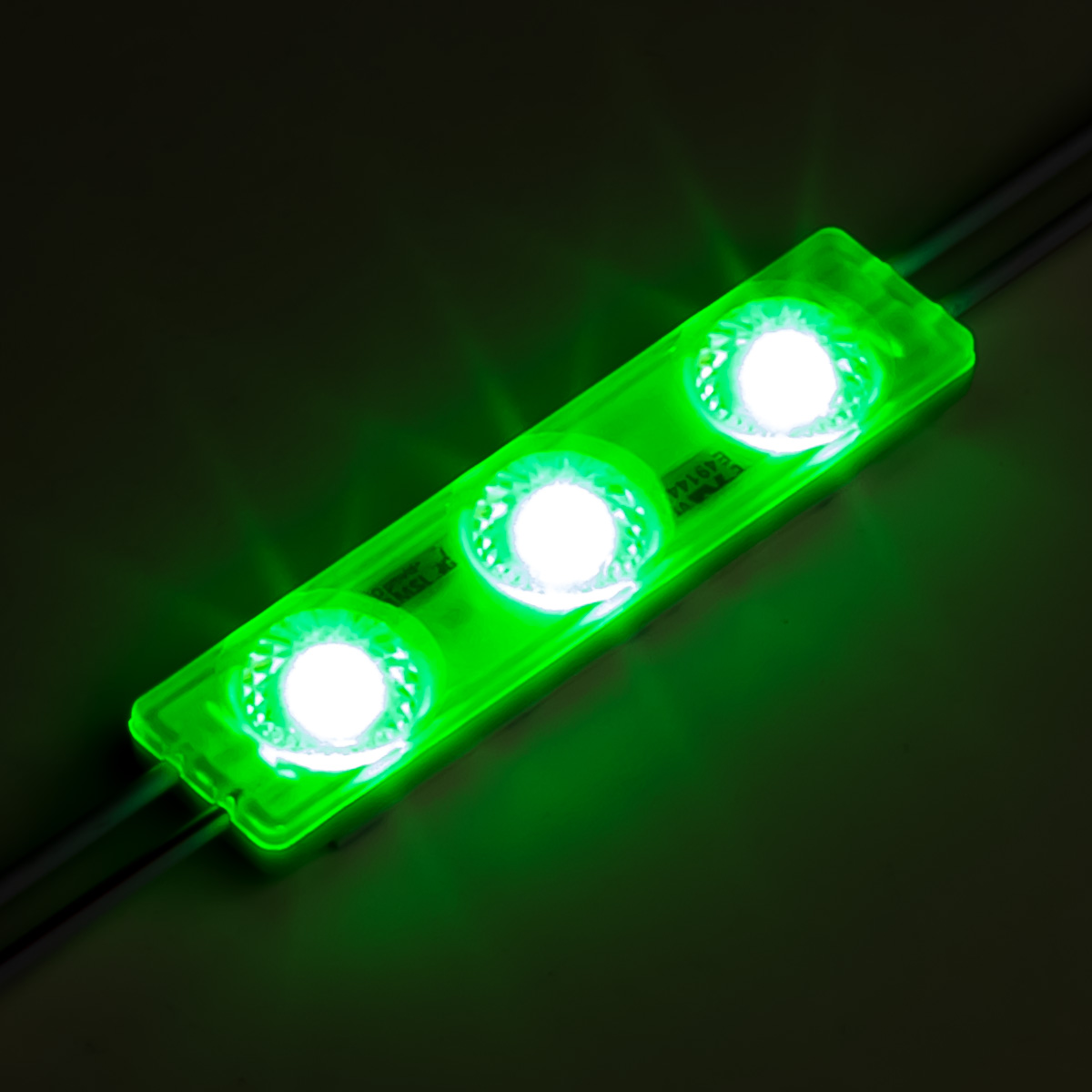 LED Modul 1,5W 12V 170° IP65 - Lichtfarbe: Grün