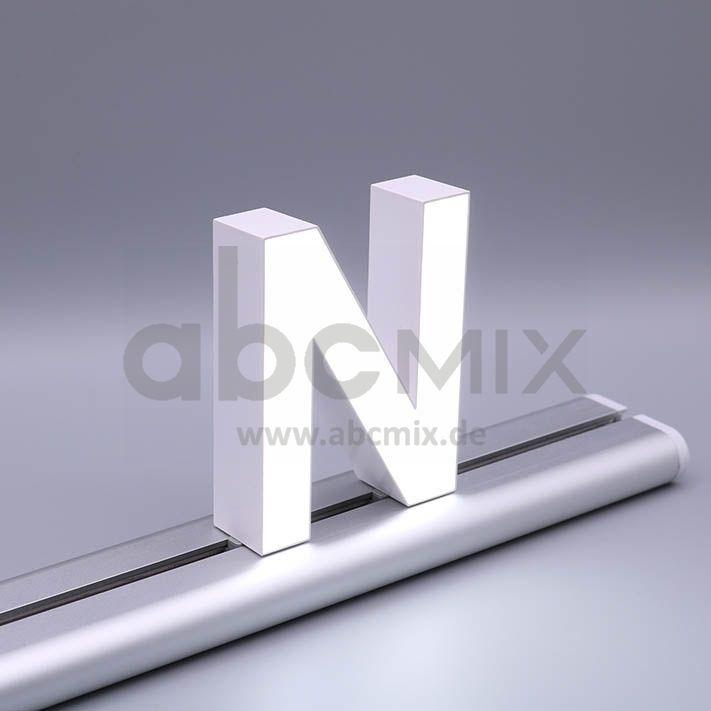 LED Buchstabe Slide N 100mm Arial 6500K weiß