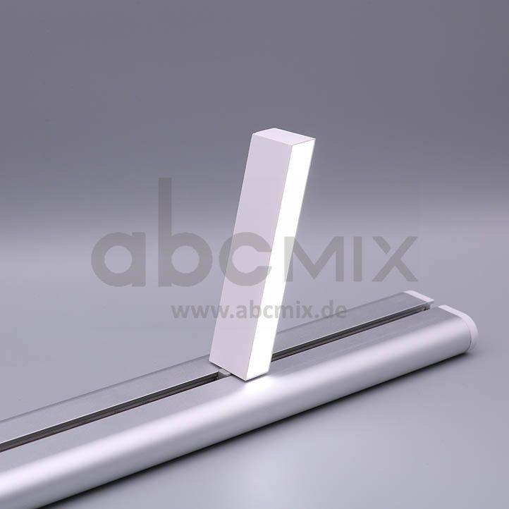 LED Buchstabe Slide / Schrägstrich für 100mm Arial 6500K weiß