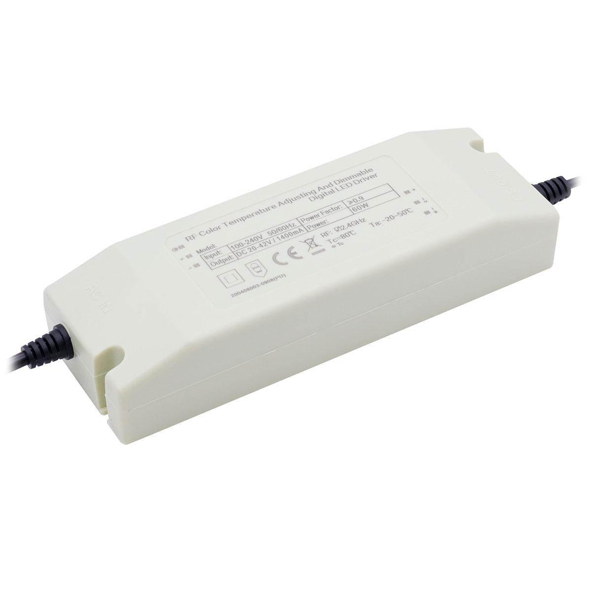 LED Treiber CCT Controller 60W 20-42V 1.400mA dimmbar über 2.4GHz Fernbedienung