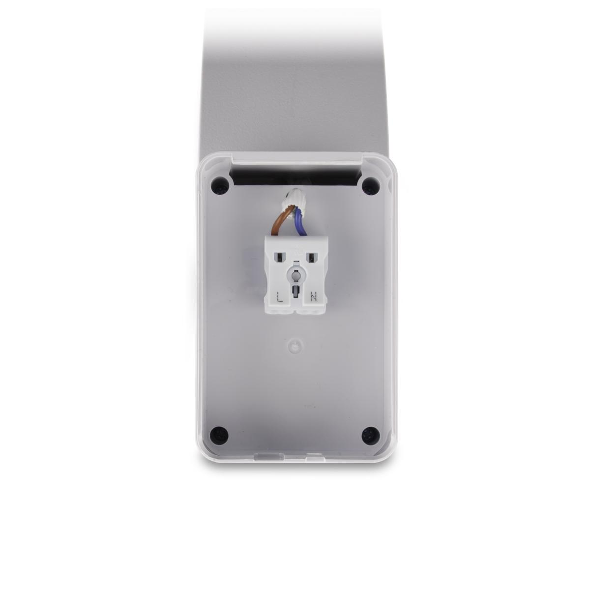 LED Wandleuchte Außenleuchte 15W neutralweiß IP54 - Ausführung: Weiß mit Sensor