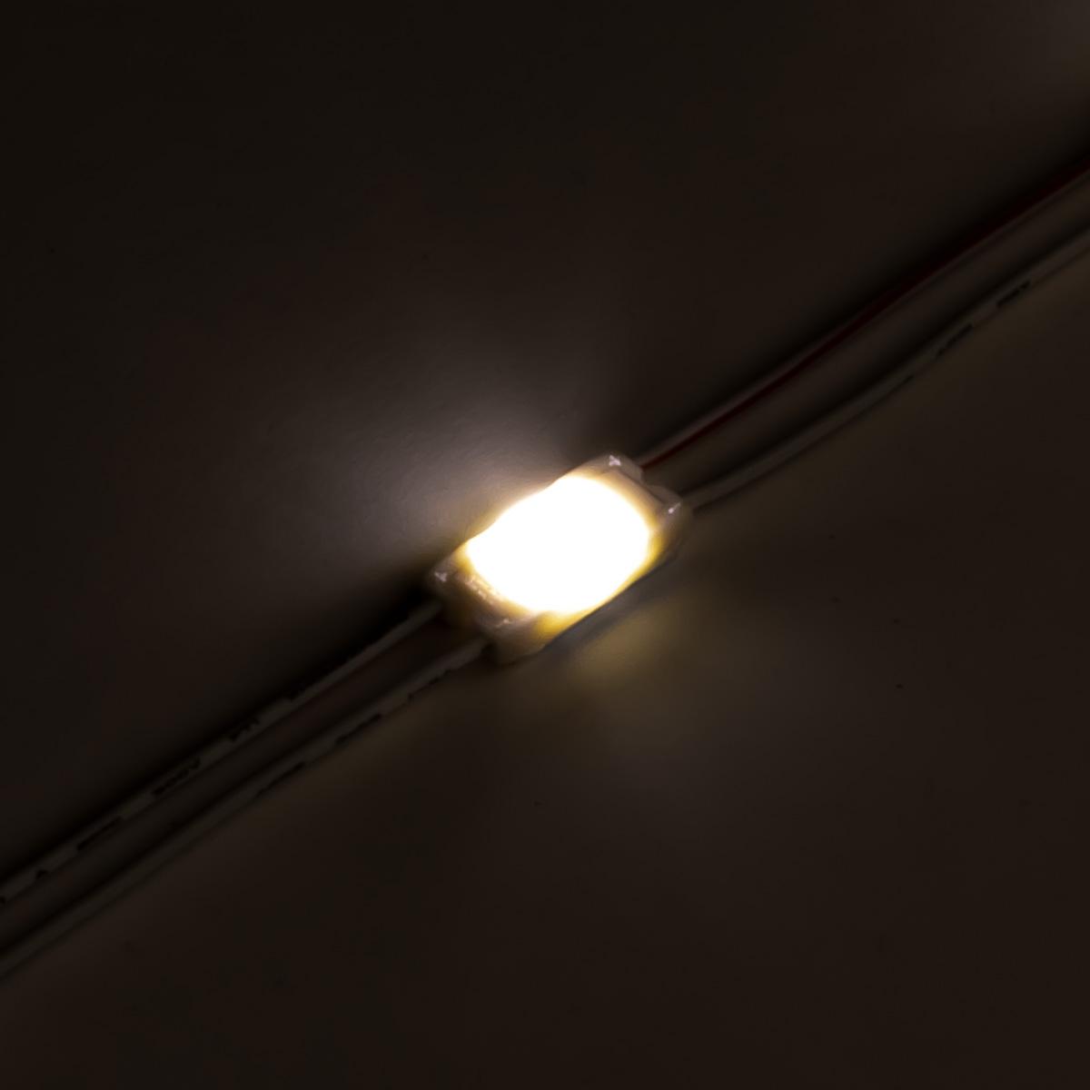 LED Mini Modul 0,3W 12V 160° - Lichtfarbe: Kaltweiß 6500K