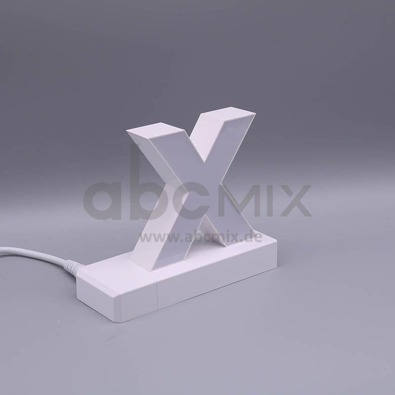 LED Buchstabe Click x für 125mm Arial 6500K weiß