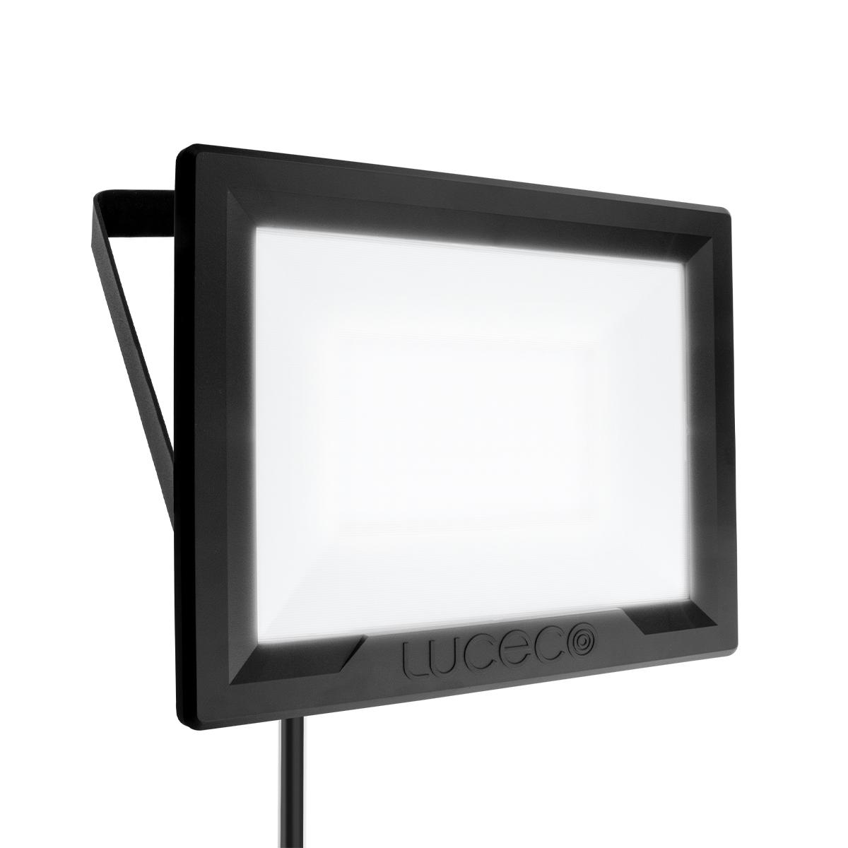 Luceco LED Flutlichtstrahler 100W 4000K 8000lm schwarz