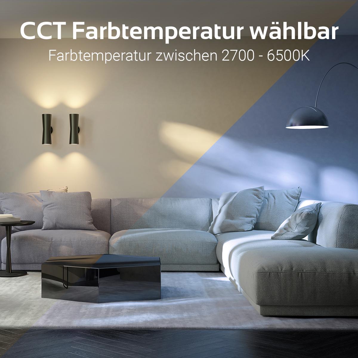 MiBoxer RGB+CCT Lampe  6W E27 | WiFi ready | FUT014