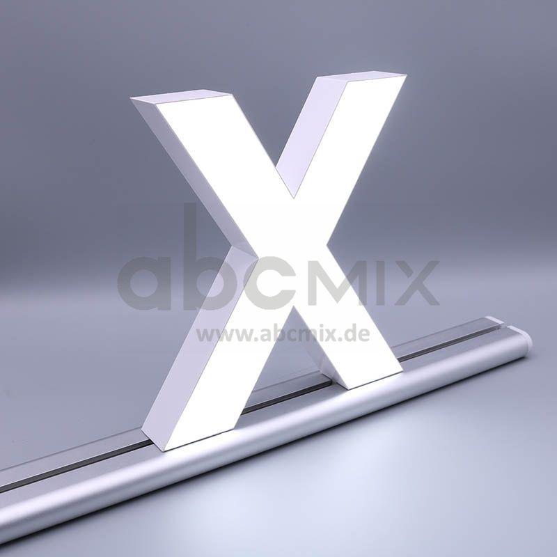LED Buchstabe Slide X 200mm Arial 6500K weiß