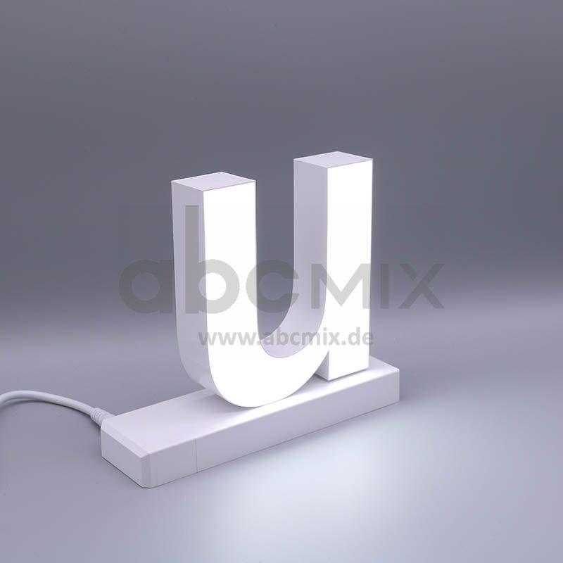 LED Buchstabe Click u für 175mm Arial 6500K weiß