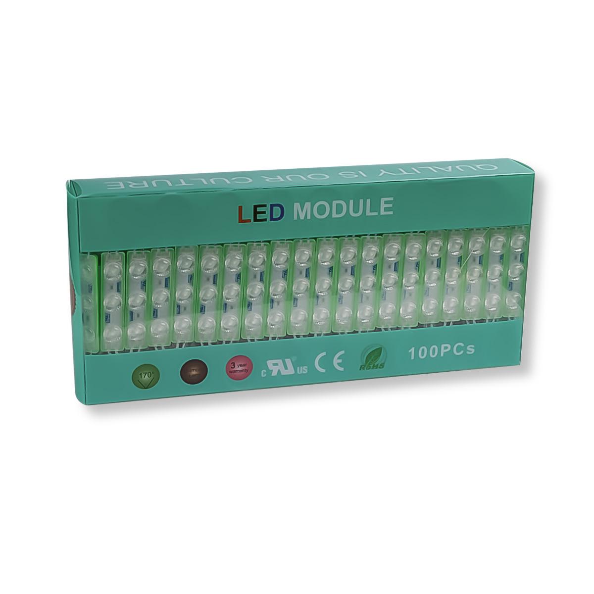 LED Modul grün 1.5W 170° 12V IP65 (100 Stück VPE)