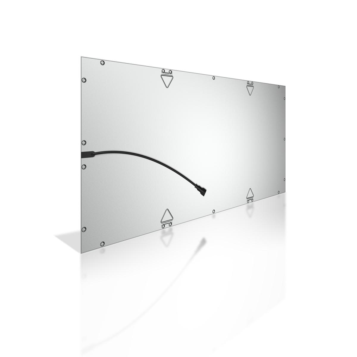 LED Panel 60x30cm 24W Rahmen silbern - Lichtfarbe: CCT 3000K-6000K