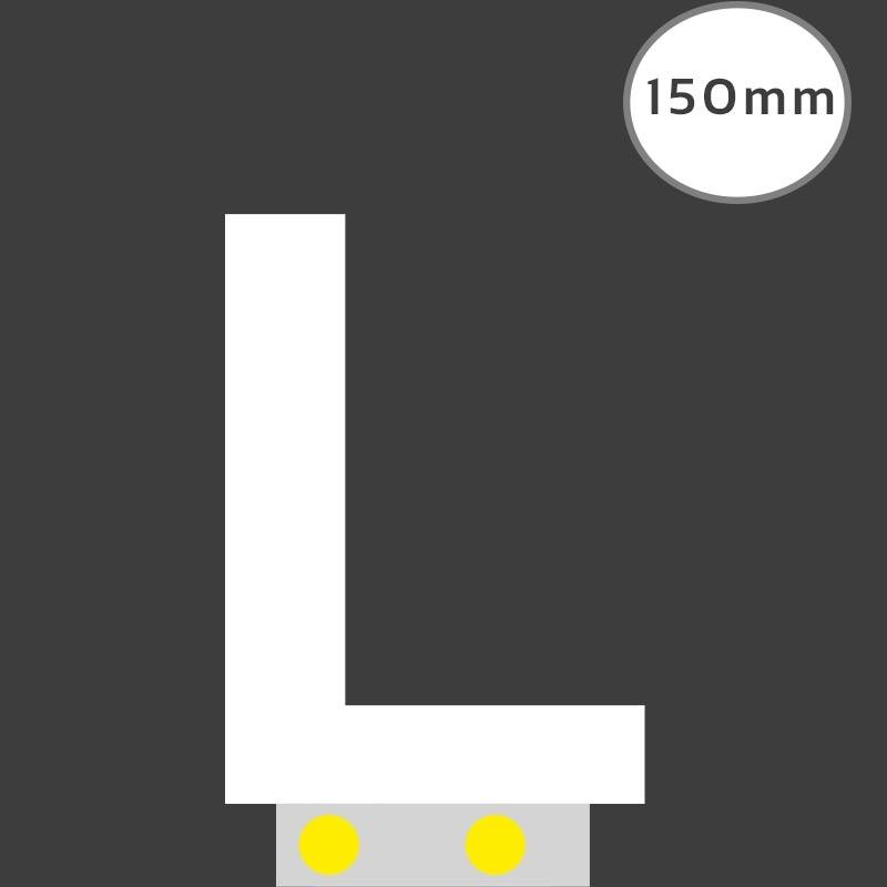 LED Buchstabe Slide L 150mm Arial 6500K weiß