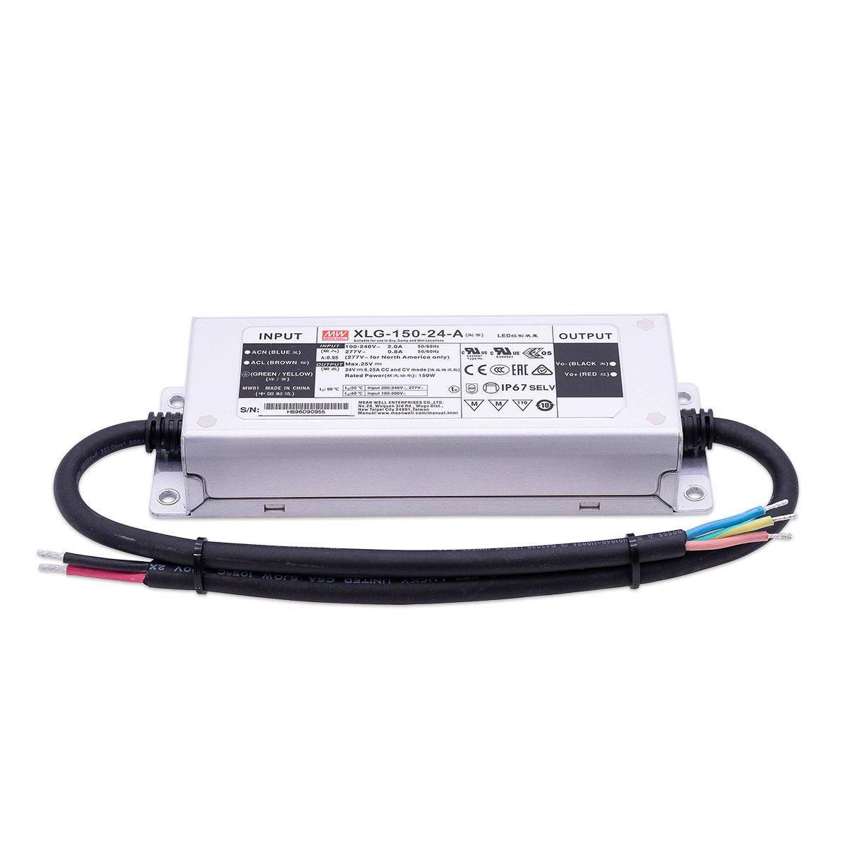 Mean Well XLG-150-24-A LED Netzteil 150W 24V 6.25A IP67 Schaltnetzteil CV