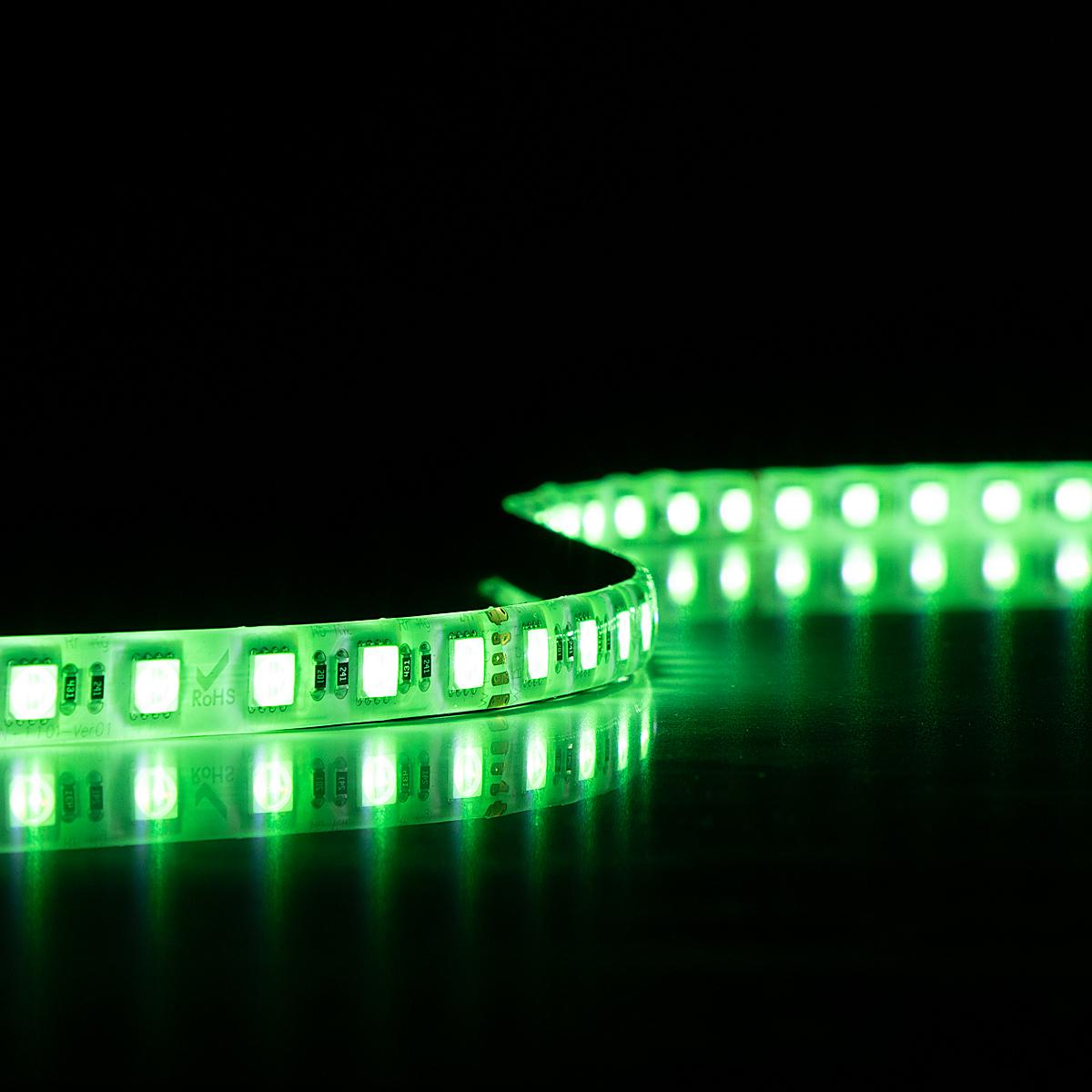 Strip 24V LED Streifen 7,5M 17W/m 72LED/m 10mm Farbwechsel - Lichtfarbe: RGB+6000K - Schutzart: IP65