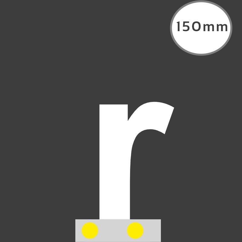 LED Buchstabe Slide r für 150mm Arial 6500K weiß