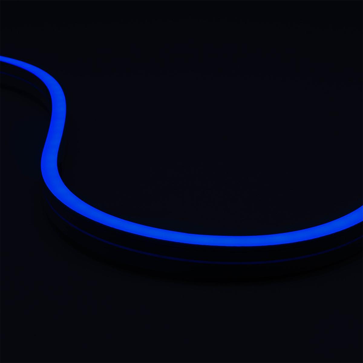 Neon Mini 24V LED Streifen 5M 12W/m 120LED/m 6mm - Lichtfarbe: Blau - Schutzart: IP66