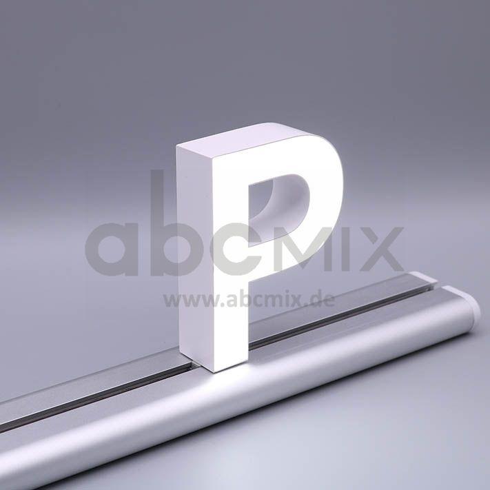 LED Buchstabe Slide P 100mm Arial 6500K weiß