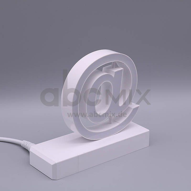 LED Buchstabe Click @ At-Zeichen für 75mm Arial 6500K weiß