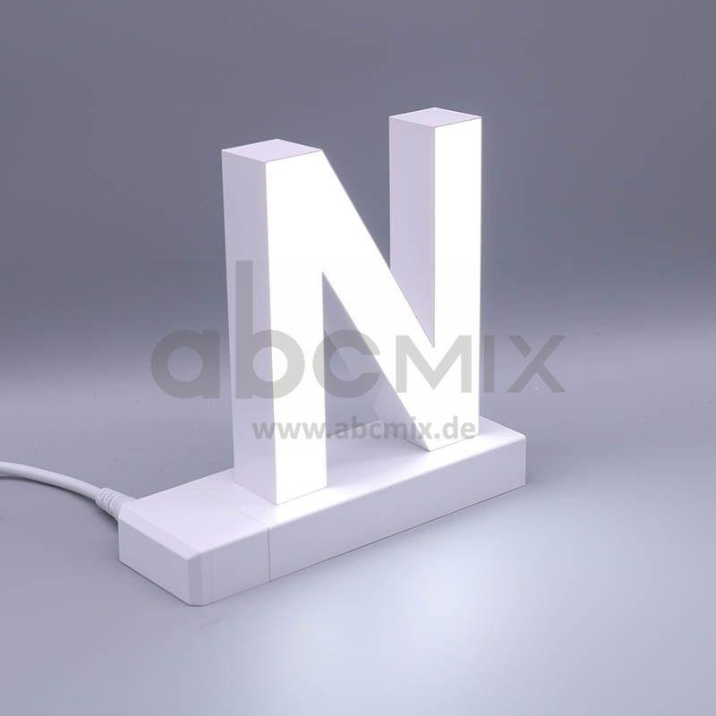 LED Buchstabe Click N 125mm Arial 6500K weiß