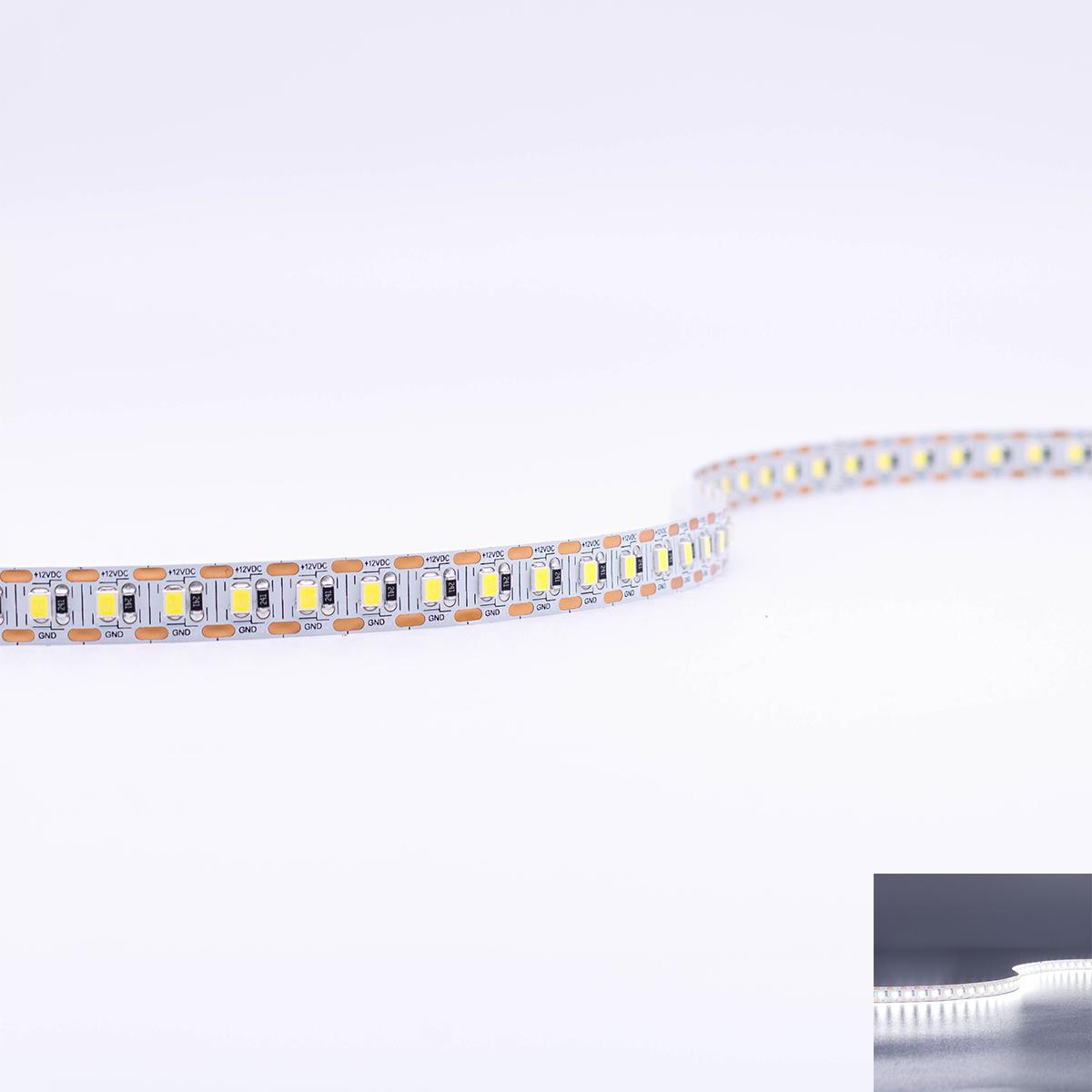 Single Cut 12V LED Streifen 5M 17,7W/m 120LED/m 10mm - Lichtfarbe: Kaltweiß 6000K - Schutzart: IP20