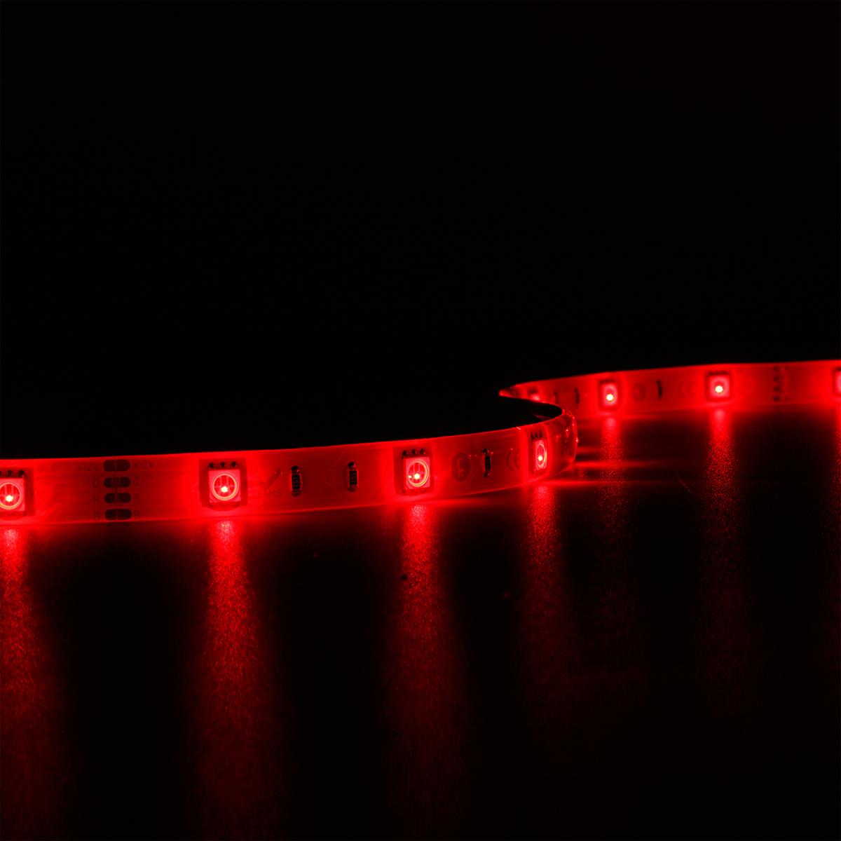 Strip 12V LED Streifen 5M 7,2W/m 30LED/m 10mm - Lichtfarbe: RGB - Schutzart: IP65