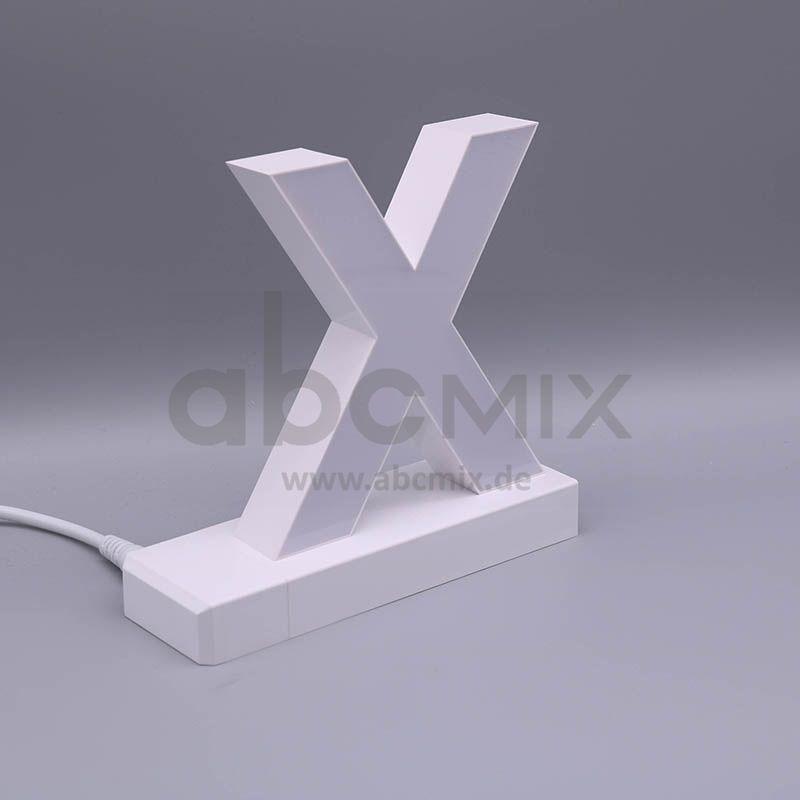 LED Buchstabe Click X 125mm Arial 6500K weiß
